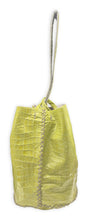 navigli bag | apple green jelly mini croc-embossed upcycled leather