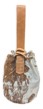 navigli bag | caramel and silver devore upcycled leather