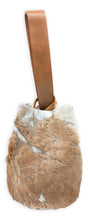 navigli bag | caramel and silver devore upcycled leather