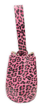 navigli bag | pink leopard-print upcycled leather