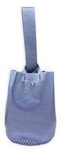 navigli bag | metallic blue upcycled leather