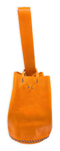 navigli bag | orange upcycled leather
