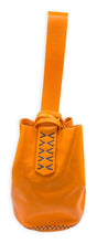 navigli bag | orange upcycled leather