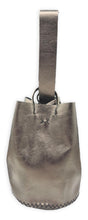 navigli bag | pewter upcycled leather