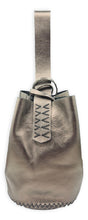 navigli bag | pewter upcycled leather