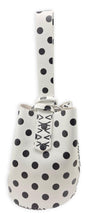 navigli bag | B/W pois upcycled leather