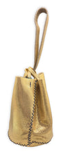navigli bag | golden stingray-embossed upcycled leather