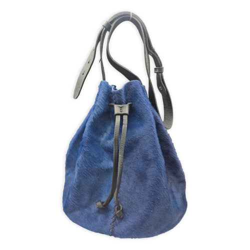 chelsea bag | blue upcycled cowhide