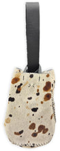 navigli bag | splashed neutral print upcycled cowhide