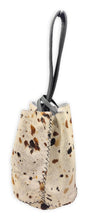 navigli bag | splashed neutral print upcycled cowhide