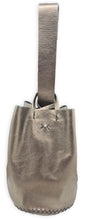 navigli bag | pewter upcycled leather