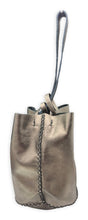 navigli bag | pewter upcycled leather