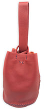 navigli bag | red upcycled leather