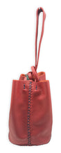 navigli bag | red upcycled leather