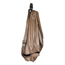 bay ridge backpack | brown upcycled leather