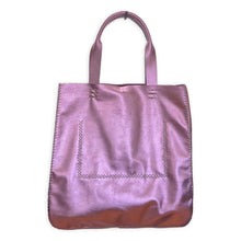ipanema bag | metallic pink upcycled leather