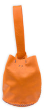 navigli bag | orange upcycled leather