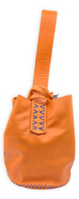 navigli bag | orange upcycled leather