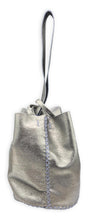 navigli bag | platinum upcycled leather