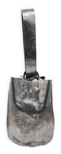 navigli bag | dark metallic gray distressed upcycled leather