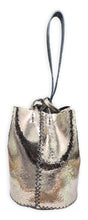 navigli bag | antique gold crackled upcycled leather