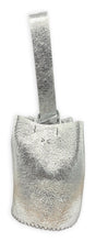 navigli bag | silver foil crackle upcycled leather