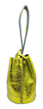 navigli bag | metallic green upcycled leather