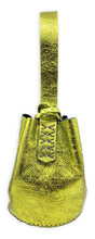 navigli bag | metallic green upcycled leather