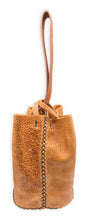 navigli bag | tan pebbled upcycled leather