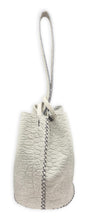 navigli bag | ivory embossed upcycled leather