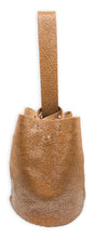navigli bag | caramel raffia-embossed upcycled leather