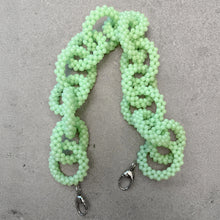 chain beaded strap | glow in the dark