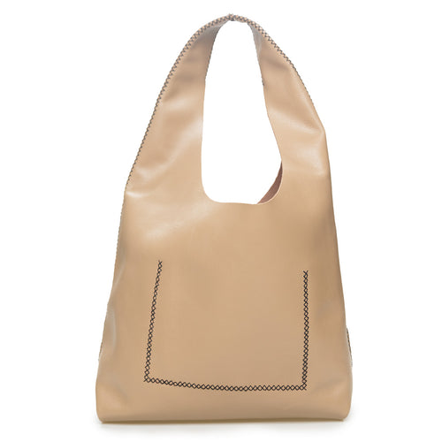 palermo bag | light brown upcycled leather
