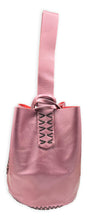 navigli bag | metallic parrot pink upcycled leather