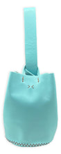 navigli bag | cyan upcycled leather