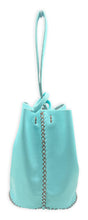 navigli bag | cyan upcycled leather