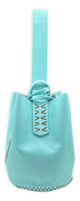navigli bag | cyan upcycled leather