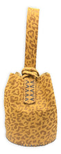 navigli bag | honey brown leopard-print upcycled leather