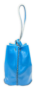 navigli bag | cobalt blue upcycled leather