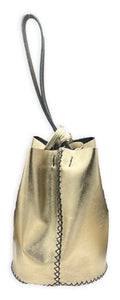 navigli bag | champagne gold upcycled leather