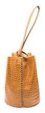 navigli bag | cognac croc-embossed grain upcycled leather