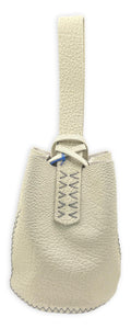 navigli bag | off-white pebble grain upcycled leather