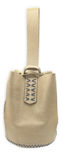 navigli bag | sand pebble grain upcycled leather