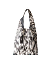 palermo bag | zebra print upcycled cowhide