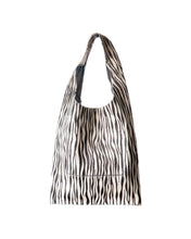 palermo bag | zebra print upcycled cowhide
