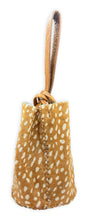 navigli bag | light caramel deer print upcycled cowhide