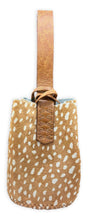 navigli bag | light caramel deer print upcycled cowhide