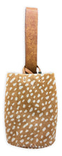navigli bag | light caramel deer print upcycled cowhide