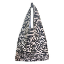 palermo bag | zebra print upcycled cowhide