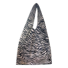 palermo bag | zebra print upcycled cowhide